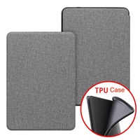 Casing Kindle dengan tali kualitas tinggi untuk Kindle Paperwhite 6 12 Gen 7 inci 2024 casing kulit belakang TPU lunak
