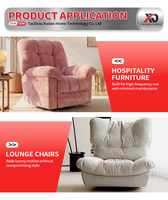 Fauteuil inclinable électrique en cuir véritable avec moteur silencieux, siège capitonné de luxe pour home cinéma