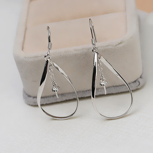 Pendientes de Plata S925 Wenchi con Gancho, Joyería de Perlas Personalizada con Bandeja Vacía, Accesorios DIY Semiterminados 15963 China - Product Image 3