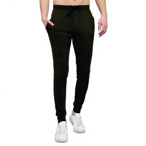 Pantalons pour hommes, nouvelle collection printemps-été, couleur unie avec poches latérales, longueur intégrale, pantalons décontractés pour adultes - Product Image 1