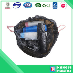 ถุงขยะแบบม้วนชนิดมีเชือกผูก ขนาด 13 แกลลอน ผลิตตามสั่งจากโรงงาน วัสดุ PE/HDPE/LDPE - ถุงขยะพลาสติกสำหรับใช้ในครัวเรือน - Product Image 4