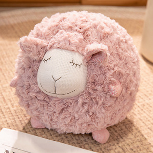 Belo <span class=keywords><strong>Tempo</strong></span> - Adorable Figura de Oveja, Cojín Decorativo, Peluche de Lana Redondo Estilo Europeo, Muñeco de Oveja Relajante - Product Image 4
