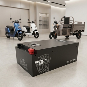 Batterie lithium-ion LiFePO4 durable 72V 50Ah, étanche IP65, 3000 cycles, pour vélo électrique, tricycle, cellules cylindriques, BMS - Product Image 4