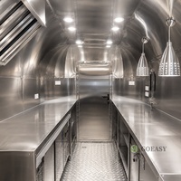 Remorque de restauration commerciale Goeasy, taille et équipement personnalisables disponibles