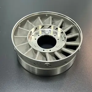 Inconel 625 725 825 Alumínio Turbo Wheel Liga De Titânio Fundição De Turbina A Gás Bico Anel 2 ° Estágio Locomotivas Peças