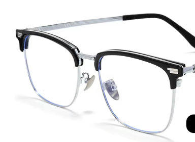 Black silver color frame