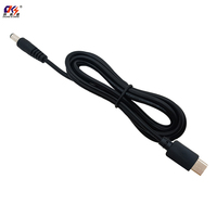 Câble de charge USB Type C vers DC 5.5*2.1mm 5.5*2.5mm à prix de gros, connecteur mâle, adaptateur pour ordinateur portable, cordon d'alimentation