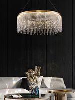 Luxe Salon Chambre Chambre Éclairage Moderne Simple Haute Qualité Villa Atmosphère Luxueuse Porte D'entrée Balcon Cristal Lumière