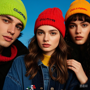 Unisex Weiche und Warme Strickmütze für Herren und Damen, Einfarbige Skimütze für Herbst und Winter - Product Image 4