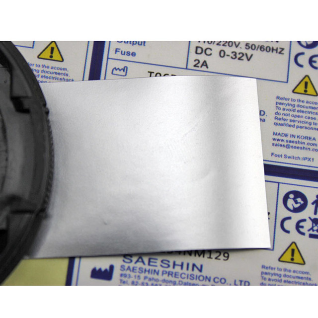 Custom Logo Printing Heat Resistant Adhesive Frosted PC Sticker Labels for Mechanical Electrical Products