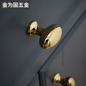 Brass Chrome Plated <b>Silver</b> Oval Cabinet <b>Knob</b> Minimalist Style Wardrobe <b>Drawer</b> Handle Single Hole Durable Furniture Hardware - Product Image 2