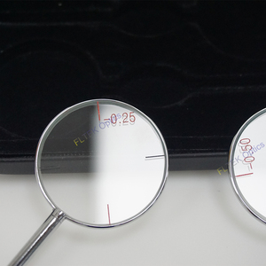 Juego de Lentes Cilíndricas Cruzadas 0.25 0.50 para Prueba de Astigmatismo - Lentes Oftálmicas de Vidrio Óptico TH-06, Diseño de Vidrio Óptico de Alta Calidad - Product Image 3