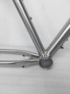 Cadre de vélo de gravier en titane <span class=keywords><strong>700C</strong></span> le plus récent avec conception de frein à disque à montage IS - Product Image 2