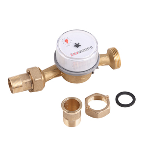 Di alta qualità DN15 tipo secco a getto singolo in ottone contatore dell'acqua uso domestico senza stampa OEM personalizzabile - Product Image 3