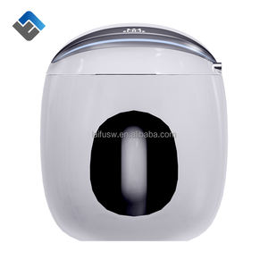 Toilette intelligente oeuf de luxe capteur automatique WC articles sanitaires en céramique Installation au sol P-Trap Drainage Siphonic Flush - Product Image 3