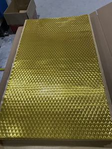 Hoja de aislamiento y amortiguación de automóviles Material absorbente de sonido de butilo dorado automotriz - Product Image 4