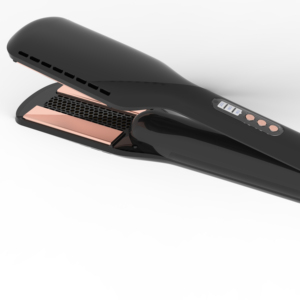Brosse à air chaud professionnelle 2-en-1 légère avec chauffage céramique pour <span class=keywords><strong>cheveux</strong></span> bouclés, écran tactile, pour usage domestique - Product Image 1