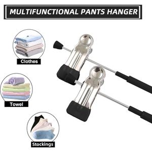 Cintre à pinces métalliques de haute qualité pour pantalons, vente en gros - Product Image 6