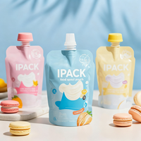 Sacs à bec verseur en plastique de qualité alimentaire réutilisables de 50 ml et 250 ml pour lait en poudre Nido, impression personnalisée en usine