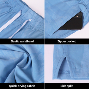 Shorts de course à séchage rapide de haute qualité, imprimés avec des motifs multicolores, shorts pour garçons, shorts pour hommes - Product Image 3