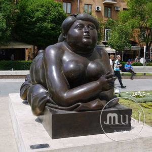 MUSI esterno giardino decorativo arte metallo grande astratto donna nuda Fernando <span class=keywords><strong>Botero</strong></span> scultura bronzo grasso signora statue - Product Image 5