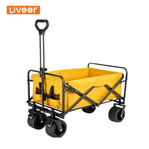 Carritos Plegables Personalizados al por Mayor con Altura de Manija Ajustable (74-103 cm) - Carritos de <span class=keywords><strong>Mano</strong></span> para Compras y Transporte en Supermercados - Product Image 1