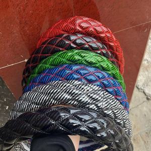 La funda de <span class=keywords><strong>volante</strong></span> estampada de cuero <span class=keywords><strong>brillante</strong></span> colorida de moda más popular - Product Image 5