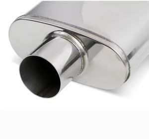 Suministro de fábrica, accesorios de sistema de escape automático de alto rendimiento, tubo de escape de silenciador de coche Universal pulido de acero inoxidable 409 - Product Image 3