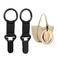 Clip de rangement multifonctionnel anti-lo pour voyage en extérieur, pour chapeau, sac à dos et sac – Clip portable pour maintenir le chapeau sur sac à dos et valise