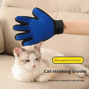 Gants universels écologiques en plastique pour enlever les poils d'animaux, brosse à poils de chat, peigne de massage, nettoyage des poils de chat, haute efficacité - Product Image 2