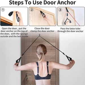 Kit de 11 bandes de résistance élastiques en TPE pour entraînement de force à domicile - Product Image 2