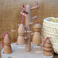 Poupées Marionnettes en Bois de Hêtre Naturel Non Peintes à Faire Soi-même pour Décoration et Artisanat – Vente en Gros