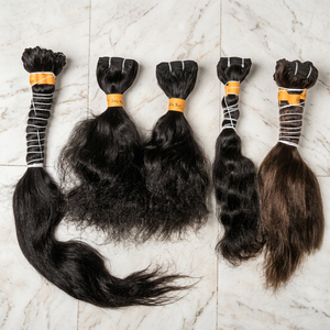 2025 Best Selling Indian Deep Curly Raw Hair Weaving. Unprocessed Texture Natural Remy Hair Tamil Nadu 100g <b>Machine</b> Double Weft - Product Image 1