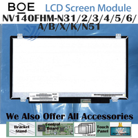 14.0" 60Hz 220 Cd/m² 30Pin 1920*1080 16:9 1000:1 Tanpa Sentuh 66% SRGB Modul Layar LCD Laptop NV140FHM-N31/2/3/4/5/6/A/B/X/K/N51