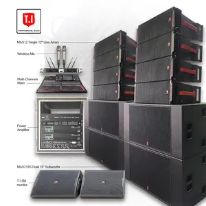 High-End 12-Inch Single Three-Way Passive Line Array Speakers for Concert Stage Performance