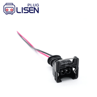 282189-1 Konektor Injektor EV1 Tahan Air 2 Pin Female Junior Power Plug Pigtail
