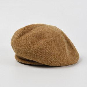 Boina de lana de color sólido para primavera y otoño 2024, sombrero de punto, venta al por mayor, estilo INS, otros sombreros de boina personalizados para mujer - Product Image 5
