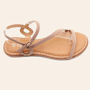 Оптовая продажа, Новое поступление, Женская Повседневная Удобная обувь на плоской подошве, уличные Нескользящие сандалии на мягкой подошве со шнуровкой - Product Image 4