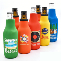 Manchon isotherme pliable en néoprène imperméable pour bouteille de bière en verre de 330 ml