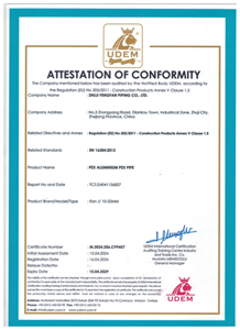Tuyau PEX de haute qualité IFAN Tuyaux composites en plastique aluminium standard ASTM F1974 Tube <span class=keywords><strong>multicouche</strong></span> 16-32mm Tuyau Pex Al Pex - Product Image 2