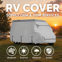 Housse de protection pour camping-car, anti-poussière, imperméable, anti-UV, toutes saisons, services OEM et ODM