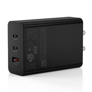 <span class=keywords><strong>Chargeur</strong></span> mural USB GaN super rapide 45W <span class=keywords><strong>65W</strong></span>, adaptateur d'alimentation, câble rétractable pliable écologique, compatible OnePlus/<span class=keywords><strong>Realme</strong></span>/ordinateur portable PD - Product Image 1