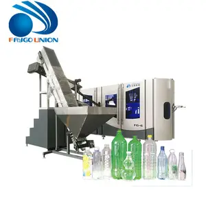 FAYGO UNION Alta producción 500ML 750ML Máquina automática de moldeo por soplado de botellas de agua mineral de plástico PET