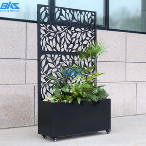 <span class=keywords><strong>Maceta</strong></span> grande de <span class=keywords><strong>metal</strong></span> de aluminio con enrejado para uso doméstico, <span class=keywords><strong>maceta</strong></span> de cama de jardín elevada para plantas trepadoras y verduras de privacidad - Product Image 1