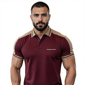 Camisa de Golf de Manga Corta para Hombre, Estilo Safari Ecológico, con Estampado Digital Sólido y Logotipo Bordado Personalizado - Product Image 1