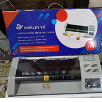 Plastifieuse thermique Shirley Ya A3/A4/A5 pour feuilles d'autocollants et photos, prix usine, machine à plastifier le papier A3