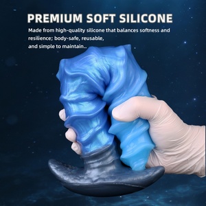 YC-2187 Dildo Monstruoso de Perforación Profunda con Vibración, Plug Anal Largo, Masajeador Anal Portátil, Juguete Sexual de Silicona para Placer Adulto - Product Image 4