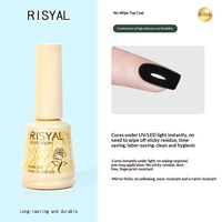 10ml Gel de finition fonctionnel pour nail art, effet photothérapie, dégradé, poudre miroir magique RL2531, sans rinçage