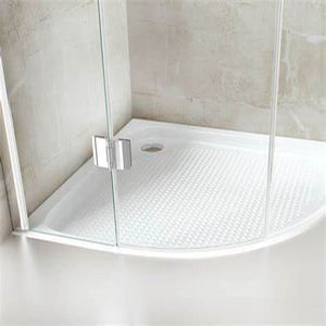 Puerta de cabina de ducha de vidrio templado con marco curvo completo para Baño - Product Image 5