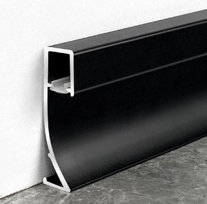 <span class=keywords><strong>Plinthe</strong></span> en métal éclairée avec bande LED, montage en surface, aluminium, acier inoxydable, <span class=keywords><strong>plinthe</strong></span> avec rainure lumineuse - Product Image 2